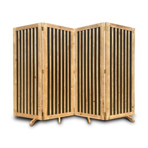 BIOMBO DE MADERA PLEGABLE